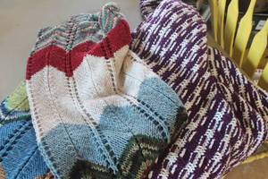 lot 4004 image: 2 Vintage Afghans
