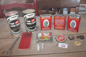 lot 4010 image: Vtg. Tobacco Tins and More