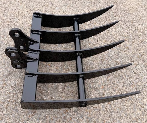 lot 6200 image: Unused Mini Excavator Rake  Fits 12 Ton Excavators