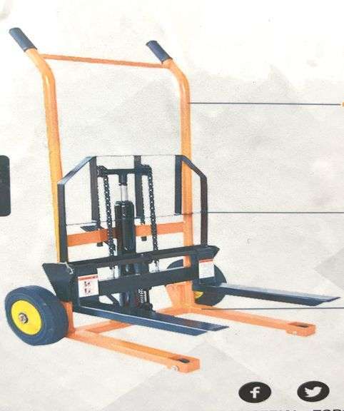 lot 3417 image: Unused LandHonor 440lb Pallet Truck Dolly Lift LHR-FL440