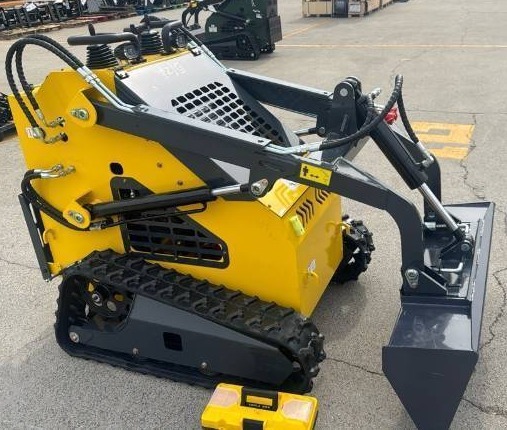 lot 6116 image: Unused Mini Skid Steer Loader  ZJZ-380 Yellow