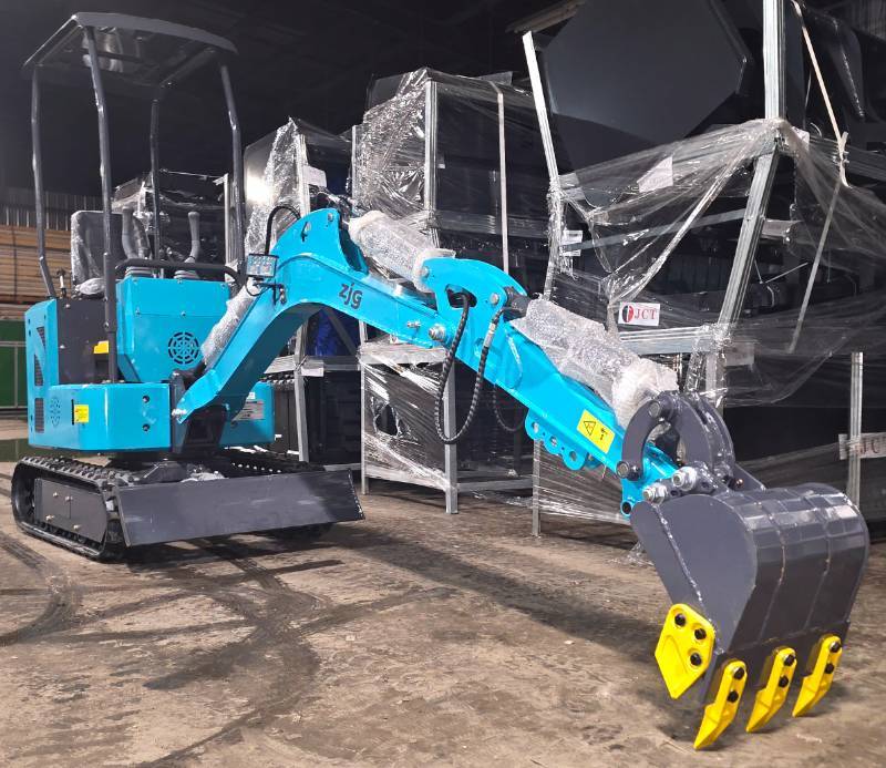lot 6022 image: Unused Crawler Excavator  ZJG-12 Turquoise
