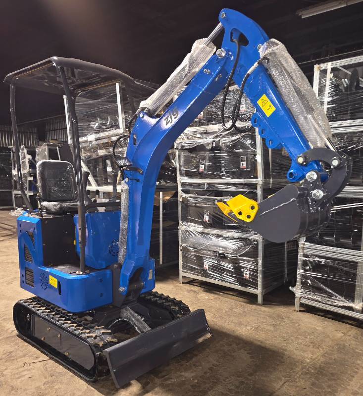 lot 6021 image: Unused Crawler Excavator  ZJG-12 Royal Blue
