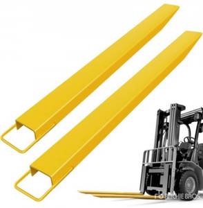 lot 2100E image: Unused Wolverine 78in Pallet Fork Extensions  EX-66-78L