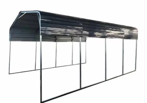 lot 2210 image: Unused ATS Power 11ft X 19ft All-Steel Carport ATS-CP1119