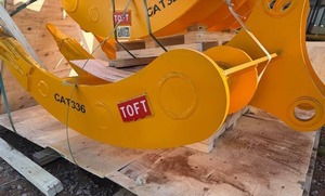lot 5460 image: Unused TOFT Excavator Rake for CAT336 or 30-40 Ton Excavator  TOFT 10R - 1334lbs