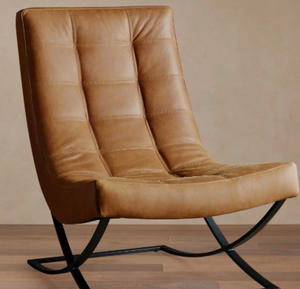 lot 43482 image: 2-Leather Dining Chairs