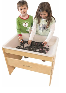 lot 43483 image: Kids Station Pre-K Sensory Sand and Water Table (plastic container is broken)