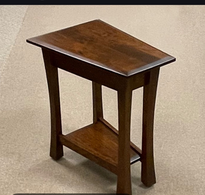 lot 43500 image: Wedge Chairside Table