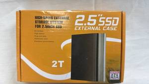 2.5 inch External SSD Hard Drive. 2TB