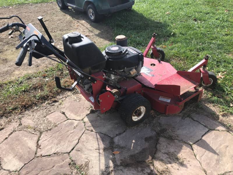 lot 14 image: 48 eXmark walk behind 15hp zero turn mower