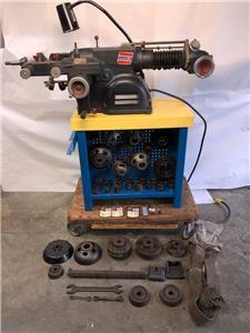 lot 17 image: Ammco 4100 Heavy Duty Disc and Drum Brake Lathe with adapter set and stand