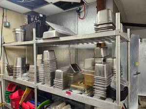 lot 3750 image: Bulk Lot of Commercial Steam Table Food Pans