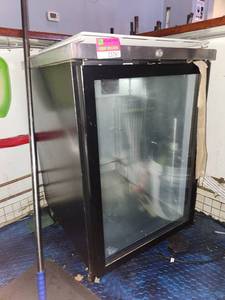 lot 3761 image: Beverage-Air Commercial Display Refrigerator  Model BB24HC