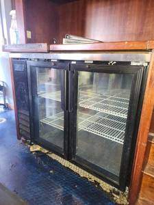 lot 3770 image: Arctic Air Commercial Display Refrigerator  Model ABB48GZ