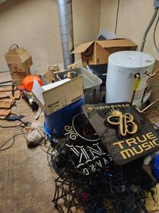 lot 3773 image: Assorted Lot W Glassware, Signs, and More
