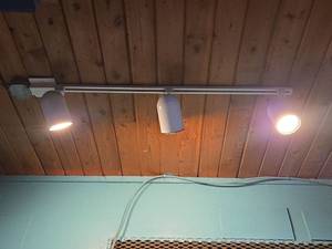 lot 4239 image: White Track Lighting System