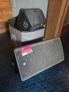 lot 4245 image: Atlas Sound Strategy Series Speakers  Model SM82T-B
