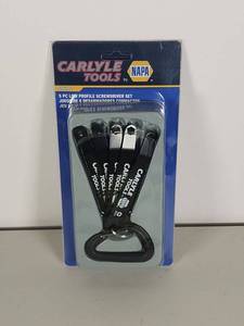 Carlyle Tools NAPA 5-Piece Low Profile Screwdriver Set
