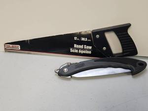 lot 103 image: Coleman 12-inch Folding Hand Saw Pair