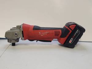 lot 112 image: Milwaukee M18 4-12 Cut-OffGrinder with Battery