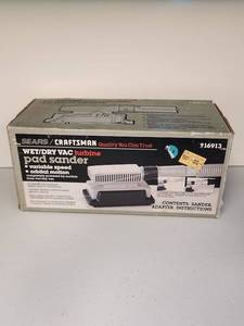lot 113 image: Craftsman WetDry Vac Turbine Pad Sander 916913