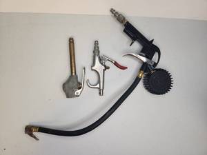 lot 125 image: Air Compressor Tool Bundle