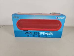 lot 224 image: Vibe Sound Bluetooth Wireless Speaker - Red