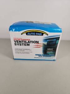 lot 227 image: Auto Fan Solar Powered Car Ventilation System