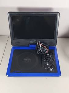 lot 243 image: DBPOWER 9.5-inch Portable DVD Player - Blue