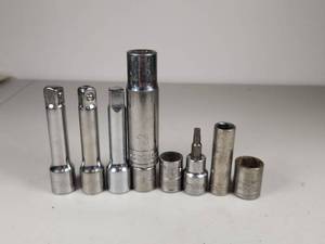 lot 283 image: Husky Brand Chrome Socket Set