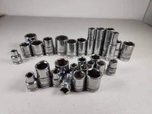 lot 290 image: Channellock Chrome Socket Bundle