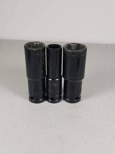 lot 293 image: 19mm Deep Impact Socket Set - 3 Piece