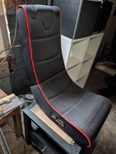 lot 99206 image: Gaming Chair with Red Trim