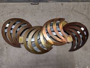 lot 99207 image: Modern Metal Wall Art Fish Sculpture