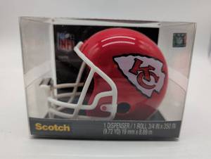 lot 99500 image: Kansas City Chiefs NFL Scotch Tape Dispenser