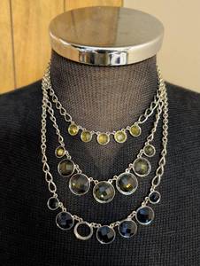 lot 99634 image: Chicos Multi-Stone Statement Necklace