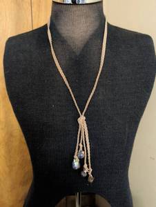 lot 99650 image: Baroque Pearl Tassel Necklace