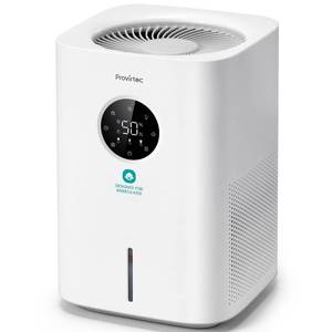 Provirtec Pro Baby Evaporative Humidifier for Bedroom, MistFree & No White Dust, BPA-Free and 16dB Quiet Sleep for kids, 3 Age-Modes, Auto Control, Tap Water Safe, 4L Easy Clean Tank for Nursery - Retail: $100