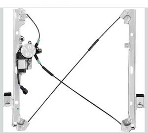 Front Passenger Side Power Window Regulator with Motor (2 Pins) Fit for 2001-2006 Chevrolet Silverado 1500 3500, Avalanche Suburban GMC Sierra 1500 2500 3500 Yukon XL Cadillac Escalade, 741-645