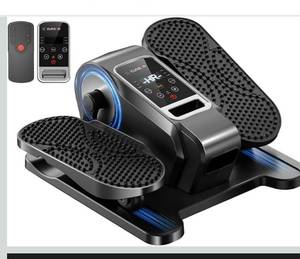 lot 3605 image: Under Desk Elliptical Machine, Electric Seated Pedal Exerciser, Mini Elliptical Leg Exerciser with Remoter, 12 Level Speeds, Forward & Reverse Direction, Manual & Auto Mode for Home Office