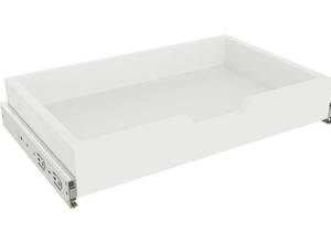 lot 3611 image: FRMSAET Heavy Duty Cabinet Hardware Soft Close Slide Drawer 12 inch Deep Drawer Replacement with Adjustable Width for Storage Cabinets, Wardrobes, Cabinetry,Office Cabinets .etc (20 inch Wide, White)