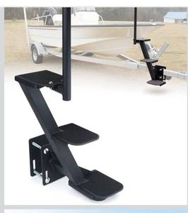 lot 3624 image: Heavy Duty Boat Trailer Steps with Safety Handle