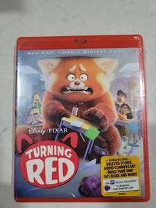 lot 3673 image: Turning Red Pixar Blu-ray  DVD  Digital Code