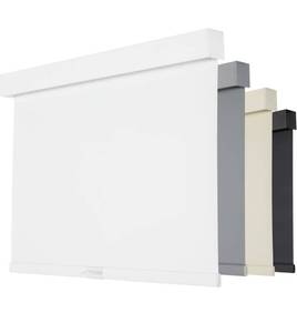 lot 3676 image: Persilux Cordless Blackout Roller Shades for Windows, Pull Down Shades & Blinds with Valance, Thermal Insulated Fabric Window Blinds, Free-Stop for Home, Door and Bedroom (White,28 W x 72 H)