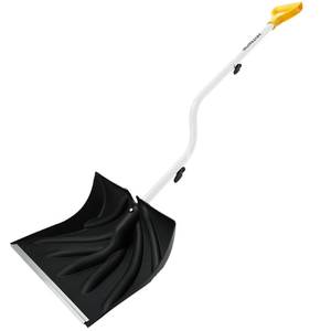lot 3701 image: YEITSNOW Snow Shovel for Driveway Ergonomic Design 17 Reinforced Heavy Duty Snow Removal Easy Assembled Tool in Winter Snowy Day for Garage Car Parking Port Workshop Barn