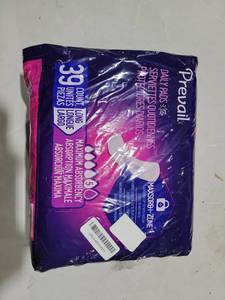 lot 3718 image: Prevail Daily Incontinent Pad 13  L Long Length PV-9151  Maximum  39 Ct