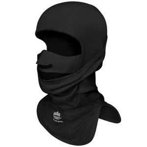 lot 3728 image: Botack Ski Mask for Men Women, Nose Opening Breathable Warm Balaclava Face Mask Windproof for Skiing Snowboarding Cycling Black