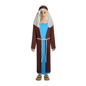lot 3743 image: Owlfder Joseph Costume for Kids Boys Shepherd Cosplay Outfit Jesus Robe Nativity Costume Middle East Biblical Times Tunic