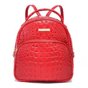 lot 3747 image: Makcr Joacbv Mini Crocodile Embossed Pattern Backpack for Women Lightweight Small Ladies Stylish Vegan Leather bag